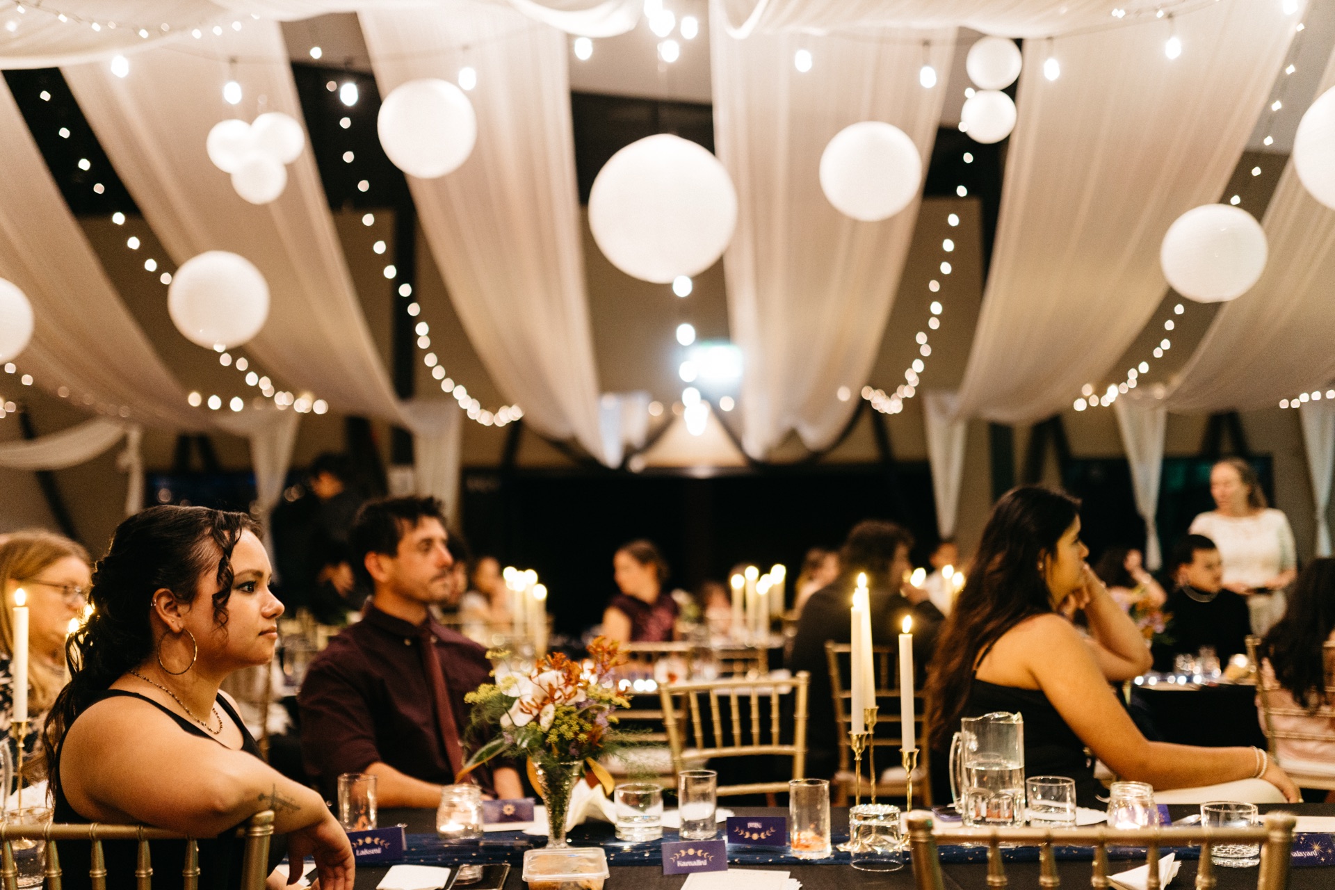 Gala dinner — banquet hall atmosphere