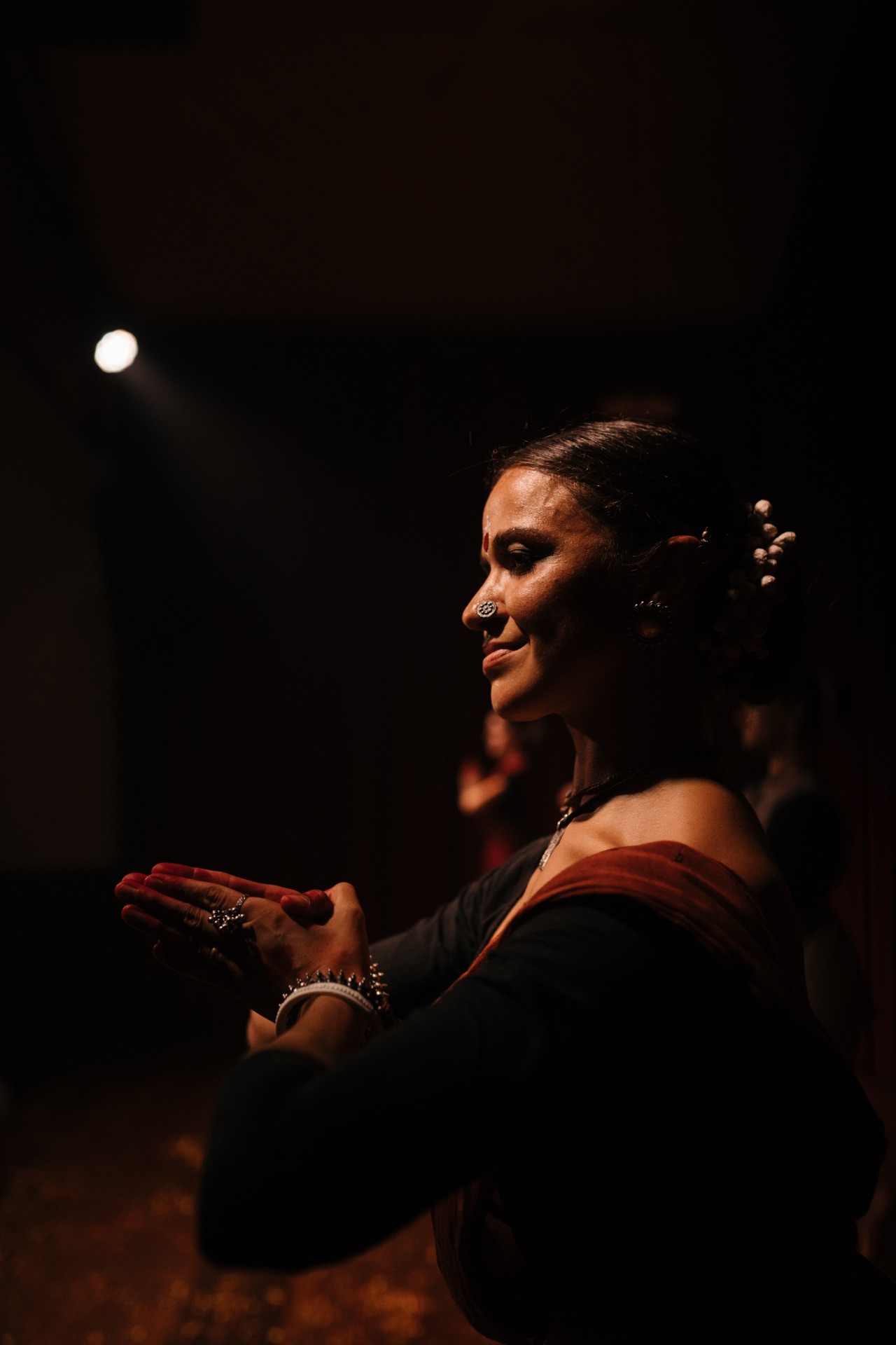 Conference audience, low-light